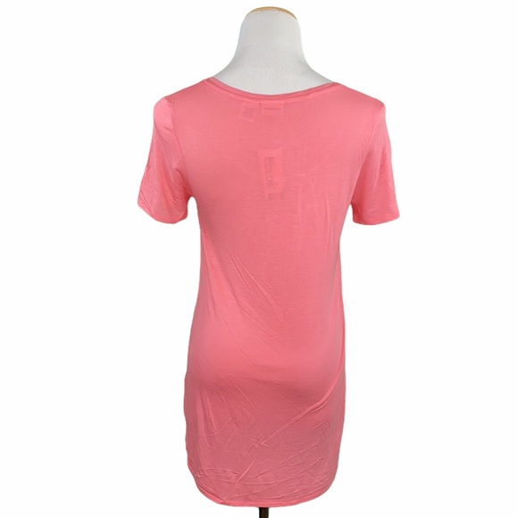 Coral Hi/Low Short Sleeve Tunic - Picture 5 of 8